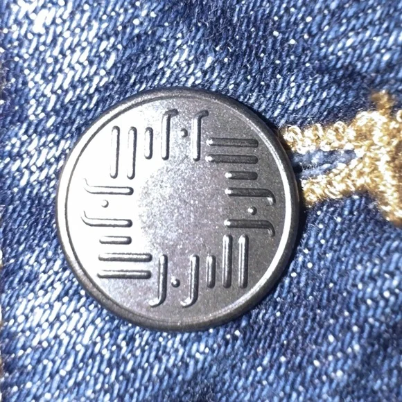 J Jill Boyfriend Denim Shorts Size 14 Dark Wash Stretch 7.5" Inseam - Picture 8 of 9